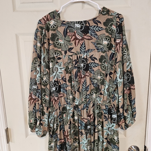 Evereve Mindy Kimono Floral Duster Maxi Tie Front Wrap Style - Picture 4 of 9
